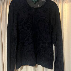 Ralph Lauren Silk & Cashmere Blouse